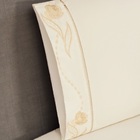 Jogo Lençol King Realeza Percal 180 Fios 4 Pçs Palha