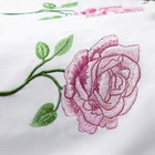 Jogo Lençol Lavina Queen Bordado 4pç 80% Algodão 20% Poliéste