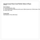 Jogo Lençol Liso Tabaco Casal Padrão 4 Peças 2,40m X 2,20m Te