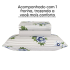 Jogo Lençol Microfibra Duplo Estampado Cama Solteiro Greta-fl