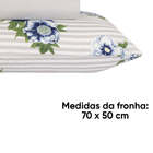 Jogo Lençol Microfibra Duplo Estampado Cama Solteiro Greta-fl