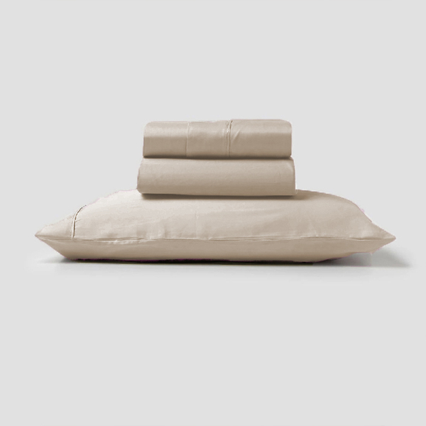 Jogo Lençol Para Cama Supreme 400 Fios Ponto Palito Queen Siz