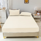 Jogo Lençol Queen 4 Peças Algodão Egípcio 600 Fios Bege