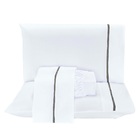 Jogo Lençol Queen Blush Guipir 4pç 100% Poliéster - Branco