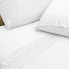 Jogo Lençol Queen Grace Bordado 4pç 100% Poliéster - Branco