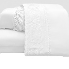 Jogo Lençol Queen Nuance Bordado Inglês 4pç 100% Poliéster -