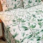 Jogo Lençol Queen Primor 4pç 100% Poliéster - Flo-verd