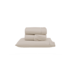 Jogo Lençol Solteiro 3 Pçs Micropercal 300 Fios Cáqui