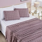 Jogo Lençol Solteiro Balls Micropercal 200fios 3 Pçs Rosê