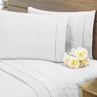 Jogo Lençol Solteiro King Algodão Branco