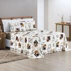 Jogo Lençol Solteiro Malha Milly 3 Pçs Avela