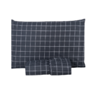 Jogo Lençol Solteiro Percal 200 Fios Elástico Cinza Escuro 2