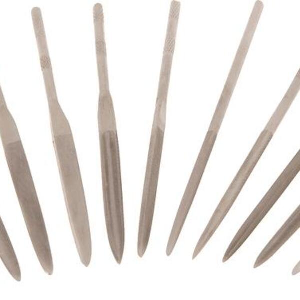 Jogo Lima Agulha 140mm Sem Cabo Com 12 Peças La012 - Vonder