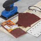 Jogo de Lixa para Máquina Orbital Madeira Grão 40 115x230mm 5 unidades Dexter