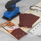 Jogo de Lixa para Máquina Orbital Madeira Grão 80 115x230mm 5 unidades Dexter