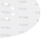 Jogo de Lixa para Máquina Roto Orbital Parede/Alvenaria Grão 240 225mm 10 unidades Vonder