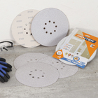 Jogo de Lixa para Máquina Roto Orbital Drywall Grão 180 225mm 5 unidades Dexter