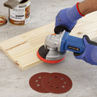 Jogo de Lixa para Máquina Roto Orbital Madeira Grão 40 125mm 5 unidades Dexter