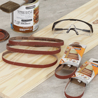 Jogo de Lixa para Máquina Cinta Madeira Grão 120 13x454mm 2 unidades Dexter