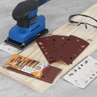 Jogo de Lixa para Máquina Orbital Madeira Grão 80 93x185mm 5 unidades Dexter