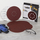 Jogo de Lixa para Máquina Roto Orbital Parede/Massa Grão 150 225mm 10 unidades WBR