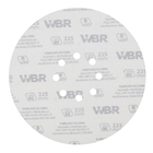 Jogo de Lixa para Máquina Roto Orbital Parede/Massa Grão 80 225mm 10 unidades WBR