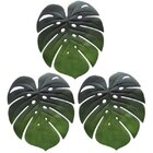 Jogo Lugar Americano Folha Costela De Adão Pvc 3 Unidades