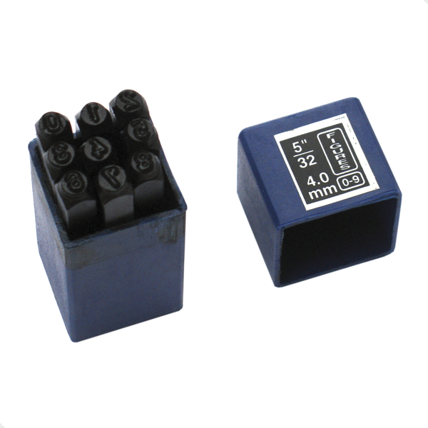 Jogo Marcador Pino Punção Número Algarismo 8mm Eda