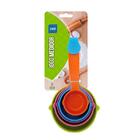 Jogo Medidores De Plástico Xícara 5 Peças