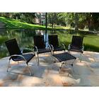 Jogo Mesa Alta 4 Cadeiras Colombia Para Area Edicula Jardim A