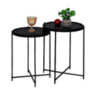 Jogo Mesa Canto Apoio Lateral Ambiente Recepção Sala Estar Co