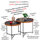 Jogo Mesa Centro Apoio Ambiente Sala Estar Casa Canto Sofá Re