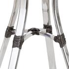 Jogo Mesa Com 4 Cadeiras Em Aluminio E Fibra (cadeiras Colomb