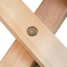 Jogo Mesa Conjunto 4 Cadeiras Madeira 70 Por 70 Dobráveis Sem