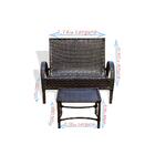 Jogo Mesa De Centro 1 Namoradeira Para Area Edicula Jardim Na