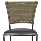 Jogo Mesa E 4 Cadeiras Gramado Fibra Sintética Junco Para Áre