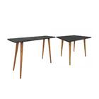 Jogo Mesa E Aparador Essen Preto