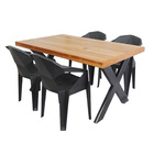 Jogo Mesa Industrial Texas 1 30m E 4 Cadeira New Diamond