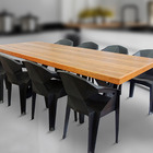 Jogo Mesa Industrial Texas 2 20m E 8 Cadeira New Diamond