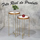 Jogo Mesa Lateral Apoio Canto Ambiente Sala Recepção Conjunto