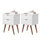 Jogo Mesas De Cabeceira Carmeline Branco