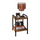 Jogo Mesas De Cabeceira Hobart Preto Demolição