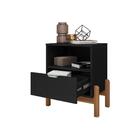 Jogo Mesas De Cabeceira Toch Preto