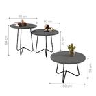 Jogo Mesas Rory Onix