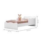 Jogo Mini-cama E 2 Estante Para Brinquedo Vitória Branco Acet