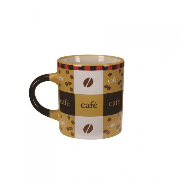 Jogo Mini Caneca Cerâmica Pilão 110ml 3 Unidades - Yazi