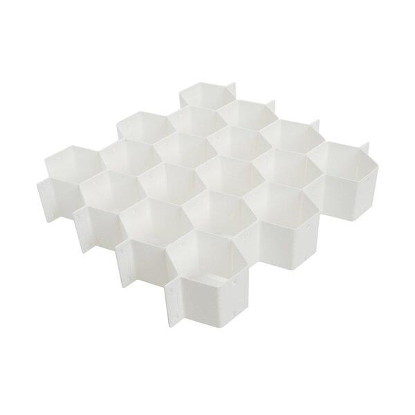 Jogo Organizador De Gaveta Colmeia 36,3x6,7x4,2cm - Home Style