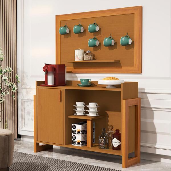 Jogo Painel E Aparador Marsala Nature