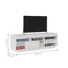 Jogo Painel E Rack Launceston Branco