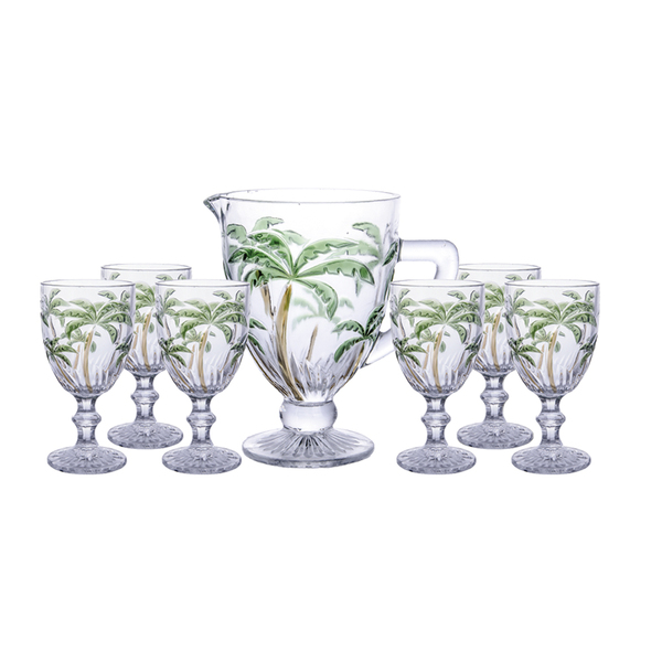 Jogo Palm Tree 7 Peças Colors Casamiga